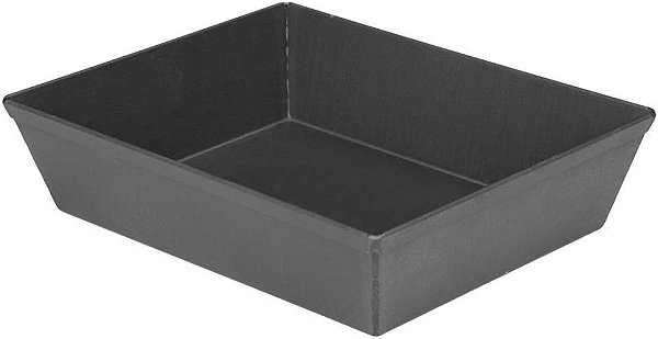 Fôrma de Pizza Estilo Detroit 8 por 10 polegadas da LloydPans Kitchenware, Fabricada nos EUA, Anodizada Dura