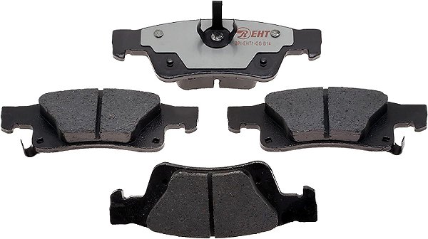Conjunto de Pastilhas de Freio Traseiras de Reposição Raybestos Element3 EHT™ para Seleção dos Anos Modelo 2011-2020 Dodge Durango e 2011-2020 Jeep Grand Cherokee (EHT1498)
