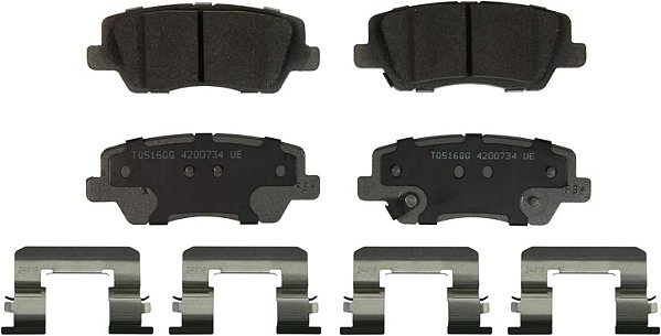 Conjunto de Pastilhas de Freio de Disco Cerâmica Wagner Brake ThermoQuiet QC1659