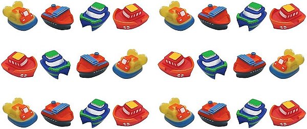 Brinquedos de barco esguicho para banho que mudam de cor da Idea Factory - Lembrancinhas de festa, educativos, brinquedos para banho (pacote com 2)