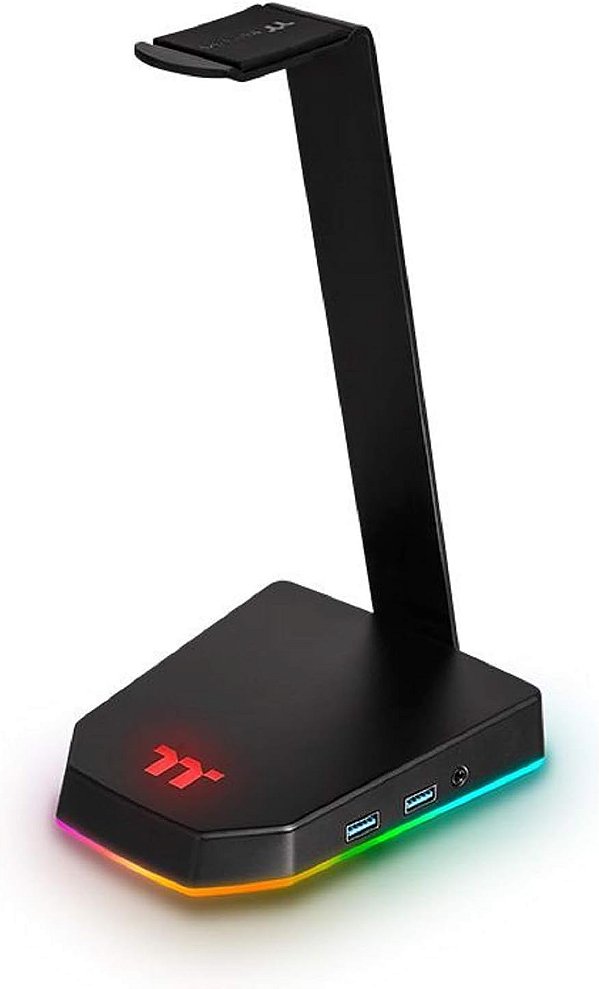 Suporte para Headset de Jogos RGB Thermaltake E1 GEA-TTP-THSBLK-06 Preto