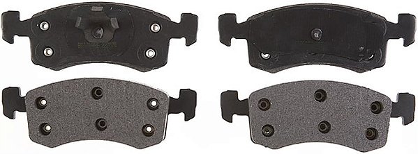 Conjunto de pastilhas de freio a disco semimetálicas de alta qualidade Raybestos PGD220M Professional Grade