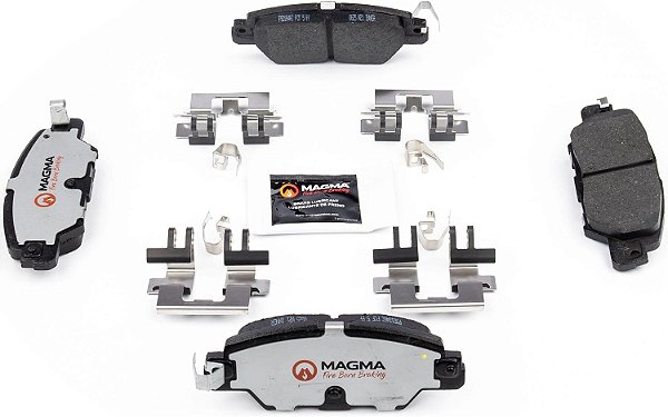 Pastilhas de Freio Cerâmicas Magma Fire Born Braking Pro-Series PSD1846C, Traseira
