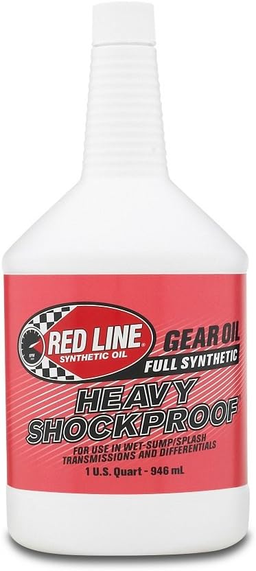 Óleo de Engrenagem Pesado ShockProof Red Line 58204 - Garrafa de 1 Quarto