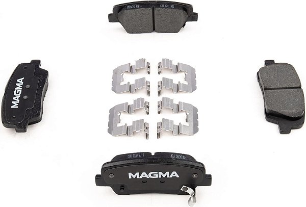 Pastilhas de freio de cerâmica MAGMA Fire Born Braking PMD1439C, traseira.