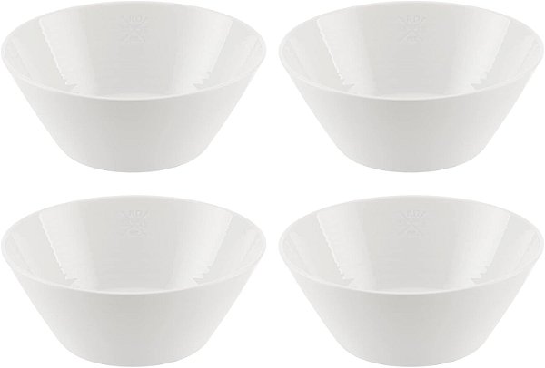 Royal Doulton 1815 Puro 6, Conjunto de 4 Tigelas de Cereal, 6in, Branco.