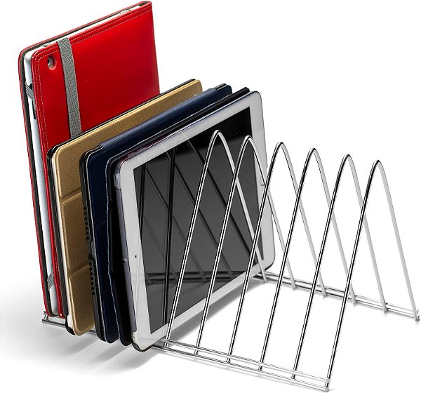 Organizador de arquivos de arame triangular Officemate, cromado (93152)