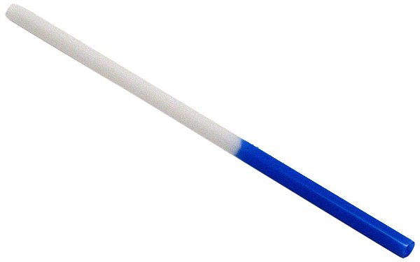 Produtos Go-2 AST500FB Canudo de Alta Qualidade que Muda de Cor, 9 de Comprimento, Branco Gelo para Azul (Pacote com 500)
