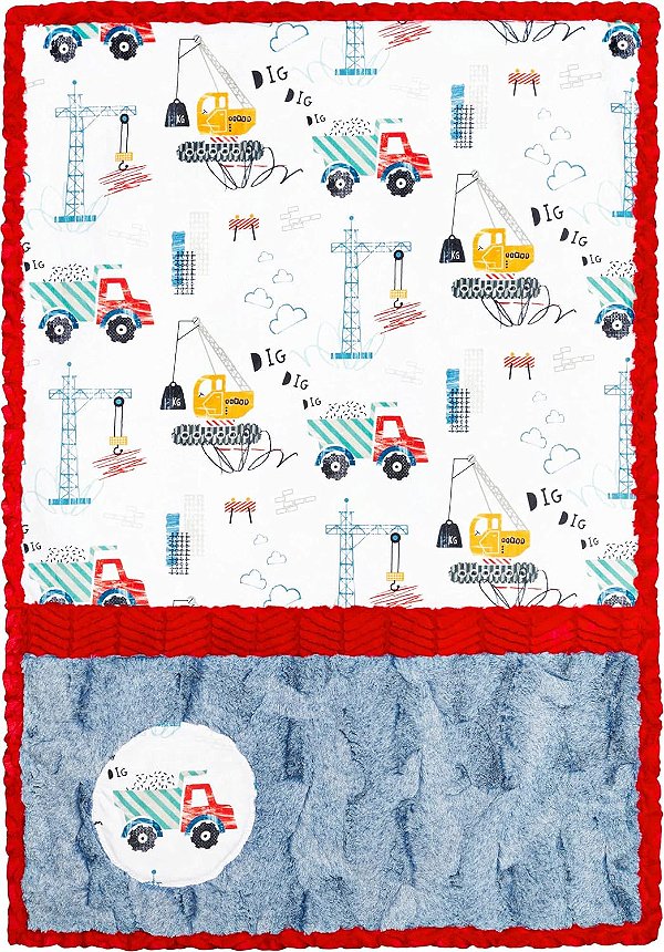 Kit de tecido Cuddle Lullaby da Shannon Fabrics, Azul, 28 Polegadas