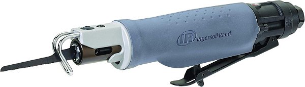 Serra Pneumática Recíproca Ingersoll Rand 529, Baixa Vibração, Alavanca de Bloqueio, 6 Lâminas para Corte de Plástico, Fibra de Vidro, Chapa Metálica, Alumín