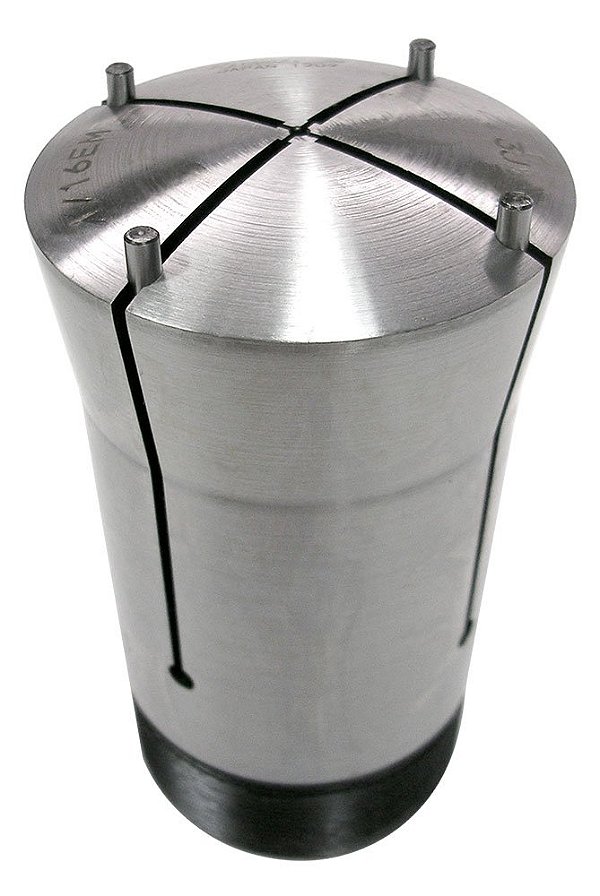 Lyndex 360-001S 3J Aço Collet de Emergência, Furo Piloto de 1/16, Comprimento de 3.75, Diâmetro Superior de 2.20, Diâmetro Inferior de 2