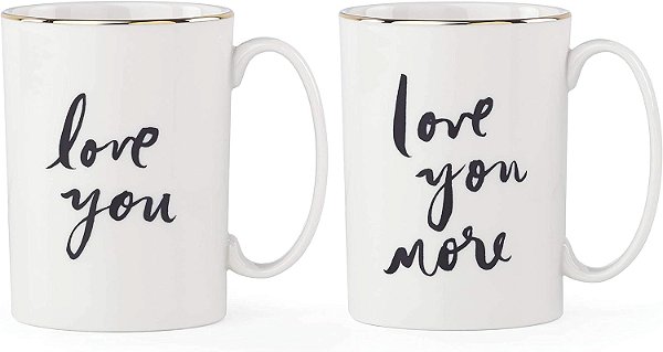 Canecas Kate Spade New York Bridal Party Love You More, 1.45 LB, Branco