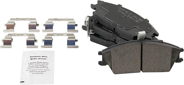 Pastilhas de freio cerâmicas dianteiras TRQ para Hyundai Accent Excel Mitsubishi Precis