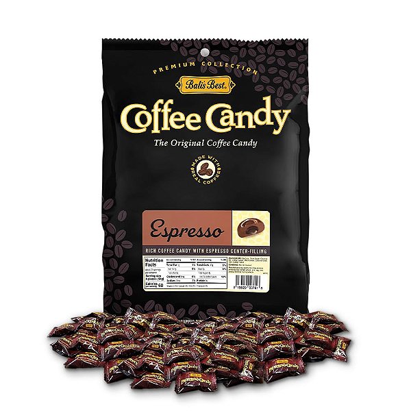BALI'S BEST Café Candy, Sabor de Espresso, Bolsa de 2,2lb