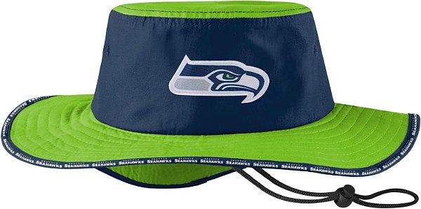 Chapéu Boonie Esportivo de Sol ao Ar Livre com Logotipo da Equipe da NFL para Homens.
