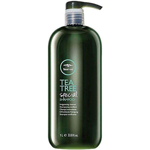 Xampu Especial de Tea Tree, Limpeza Profunda, Refresca o Couro Cabeludo, Para Todos os Tipos de Cabelo, Especialmente Cabelos Oleosos