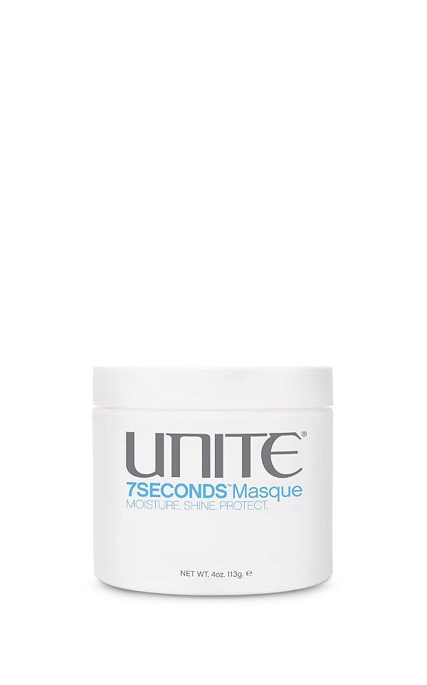 Máscara Capilar UNITE Hair 7SECONDS - Umectação. Brilho. Proteção, 4 Oz