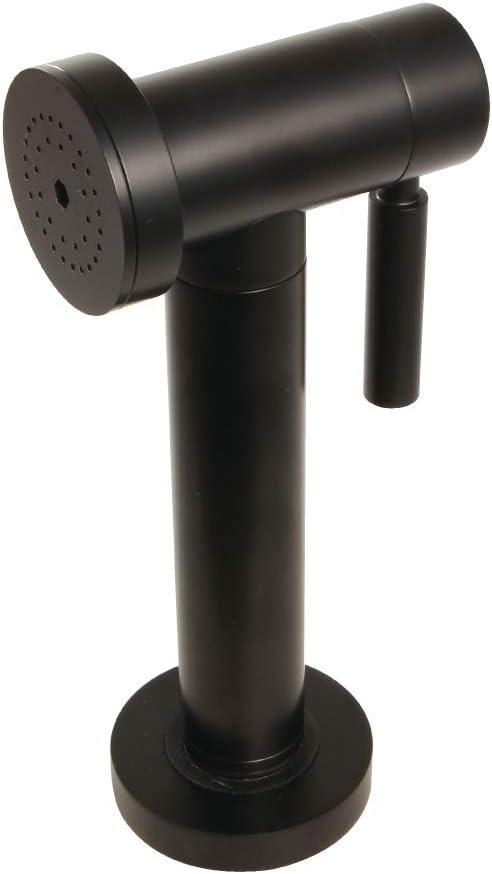 Kingston Brass KSSPR0 Torneira de Cozinha com Pulverizador Lateral, Preto Fosco, 6.06 x 2.75 x 1.94