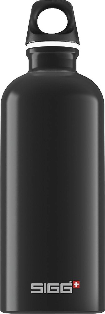 SIGG - Garrafa de água de alumínio - Viajante - Neutro em carbono - Para bebidas gaseificadas - À prova de vazamento, livre de BPA - 20Oz / 34Oz