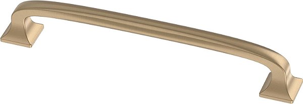 Puxador de gabinete Franklin Brass Lombard, Bronze Champanhe, 5-1/16 pol (128mm) Alça de Gaveta, Pacote com 10, P29614K-CZ-B1