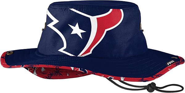 Chapéu Boonie Esportivo de Sol ao Ar Livre com Logotipo da Equipe da NFL para Homens.
