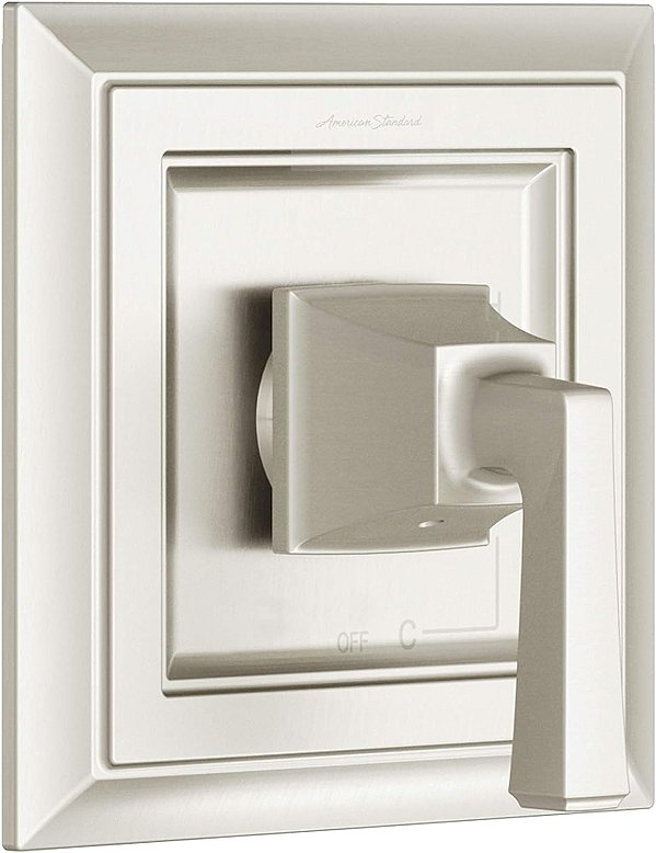 Kit de guarnição com válvula única American Standard TU455500.295 Town Square S com cartucho, universal, níquel escovado