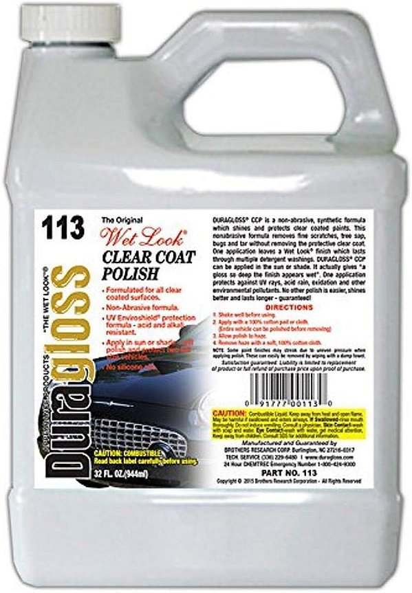 Duragloss 113 Polidor de camada clara - 32 fl. oz.