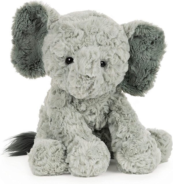 Coleção Cozys da GUND Elefante de Pelúcia para Idades a partir de 1 Ano, Cinza, 10