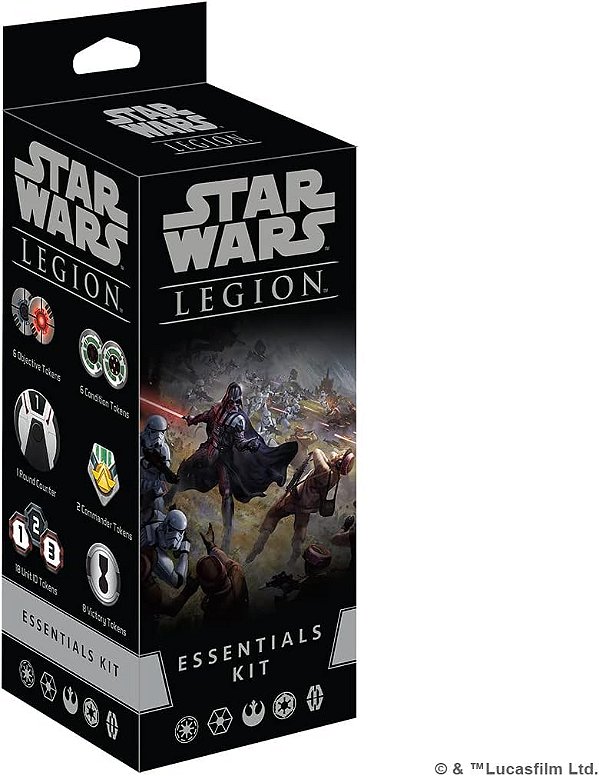 Kit Essencial do Star Wars Legion | Jogo de Batalha para Dois Jogadores | Jogo de Miniaturas | Jogo de Estratégia para Adultos e Adolescentes | Idade 14+ | Tempo médio de jogo 3 horas | Fabricado pela Atomic Mass Games