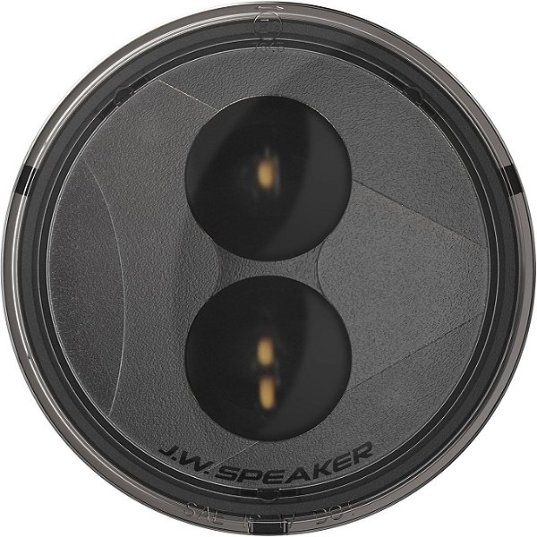 J.W. Speaker 0346503 Modelo 239 J2 12V DOT/ECE Sinais de Volta Redondos de LED com Lente Escurecida - Kit de 2 Luzes