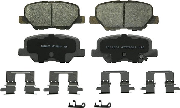 Conjunto de pastilhas de freio cerâmicas Wagner Brake ThermoQuiet QC1679