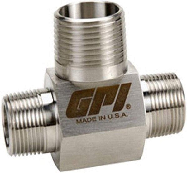 Medidor de Turbina de Precisão da Série G GPI GBT-075S2-5, Masculino (BSPP), Carbeto de Tungstênio, 3/4 (1.6-16 GPM) Padrão, Usa Sensor