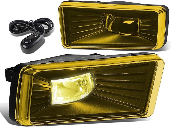 Luz de neblina de LED DNA MOTORING FL-ZTL-262-AM com interruptor [Compatível com Escalade 07-08 / Avalanche 07-13 / Silverado 07-15]