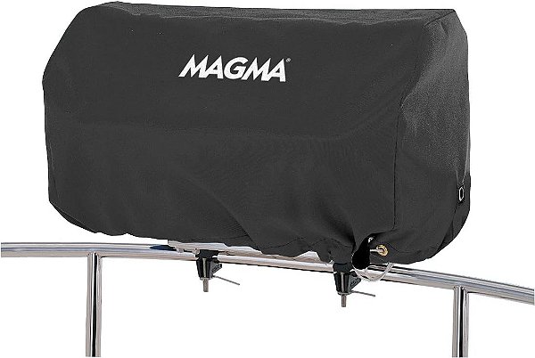 Capa retangular para grelha MAGMA Products A10-1291JB, tamanho da grelha de cozimento principal de 12 polegadas x 24 polegadas, preto a jato.