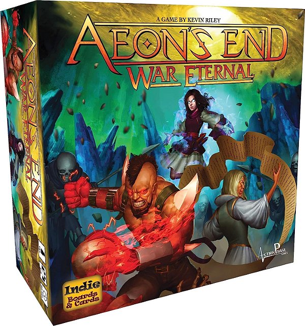 Fim de Aeon War Eternal - Jogo de Tabuleiro de Estratégia Cooperativo de Ficção Científica e Fantasia para 1-4 jogadores com Idade acima de 14 anos e Duração de 60 minutos, da Indie Boards and