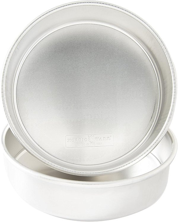 Forma de bolo redonda Nordic Ware, 9 polegadas, 2 unidades