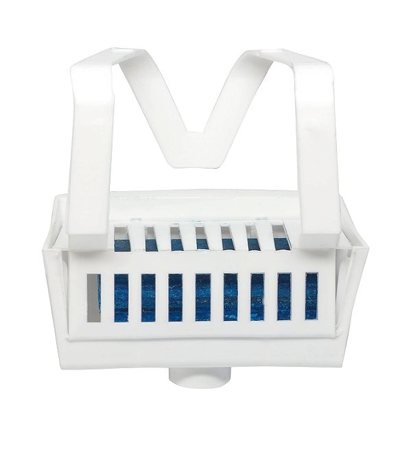 Grande D 675 Suporte de Aro para Bacia Sanitária com Bloco Não-Para, Fragrância Evergreen, 1500 Descargas (Pacote com 12) - Ideal para banheiros em escritórios, escolas, restaurantes, hot