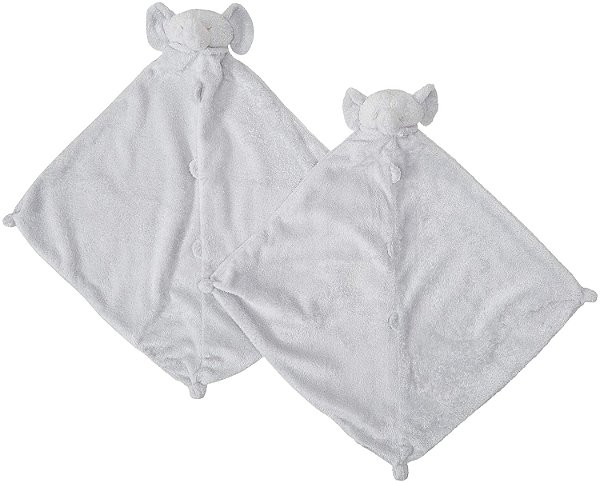 Querido Anjo - Conjunto de Gêmeos Abraçáveis Elefante Cinza