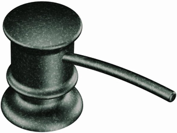Moen 3944PW Coleção Montada no Convés 16-Onça Dispensador de Sabonete e Loção, Branco