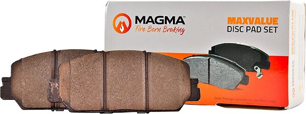 Pastilhas de freio semi-metálicas MAGMA Fire Born Braking MaxValue MXD2M, dianteira.