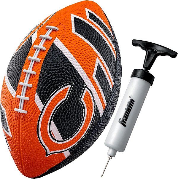 Bolas de Futebol Americano das Equipes da NFL da Franklin Sports - Bolas de Futebol Americano de Borracha para Jovens de todas as Equipes da NFL - Bola de Futebol Júnior para Crianças de 8.5