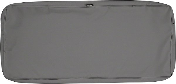 Capa de Almofada para Banco/Settee Externo Classic Accessories Montlake FadeSafe à Prova d'Água 54 x 18 x 3 Polegadas, Capa de Almofada para Balanço de Móveis de Pátio, Cin