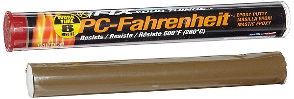 Produtos para PC PC-Fahrenheit Hi-Temp 2 oz Adesivo Epóxi, Marrom (45572), (Pacote com 12)