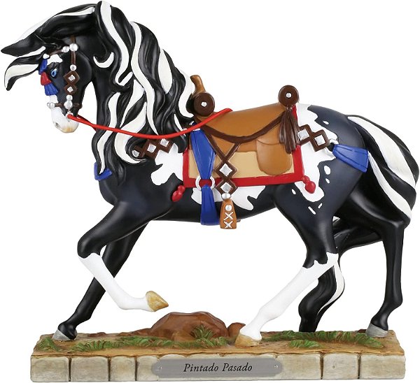Enesco The Trail of Painted Ponies Estátua Pintado Passado, 7.5 Polegadas, Multicolorido