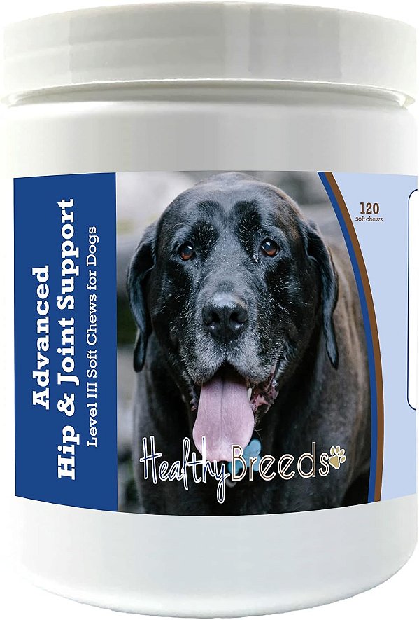 Suplemento Avançado de Suporte para Quadril e Articulações Nível III para Cães - Promove uma Vida Ativa e Confortável com Glucosamina, Condroitina e Mexilhão de Lábios Verdes -