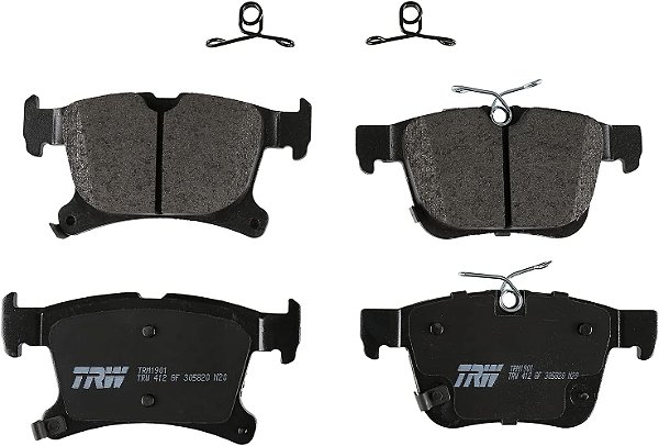 Conjunto de pastilhas de freio TRW Pro TRM1901 para Chrysler Pacifica 2017-2020, traseira e outras aplicações