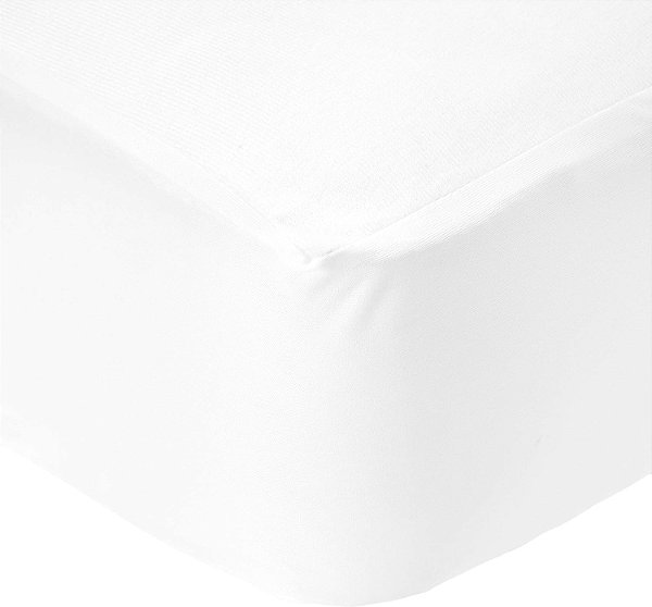 Protetor com zíper de vinil para box spring de colchão com recursos respiráveis e silenciosos, à prova de percevejos e à prova d'água, tecido premium, para colchões de 6 a 9 polegadas, tamanho