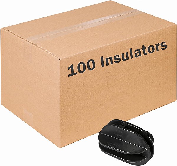 Isolador de Poste de Canto Preto Zareba Systems ICB-Z 100