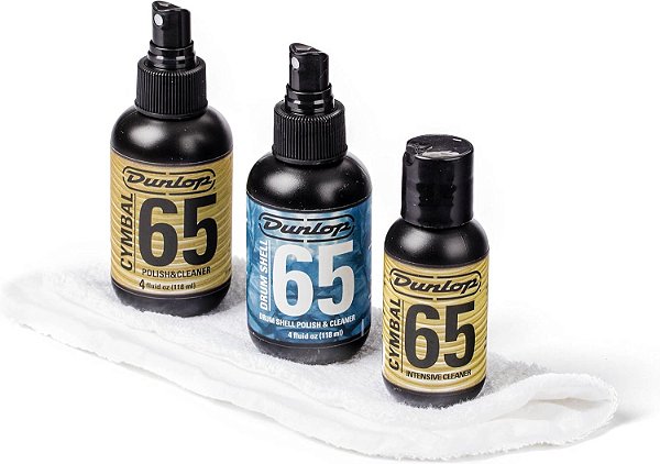Kit de cuidados para prato e bateria Dunlop 6400 System 65