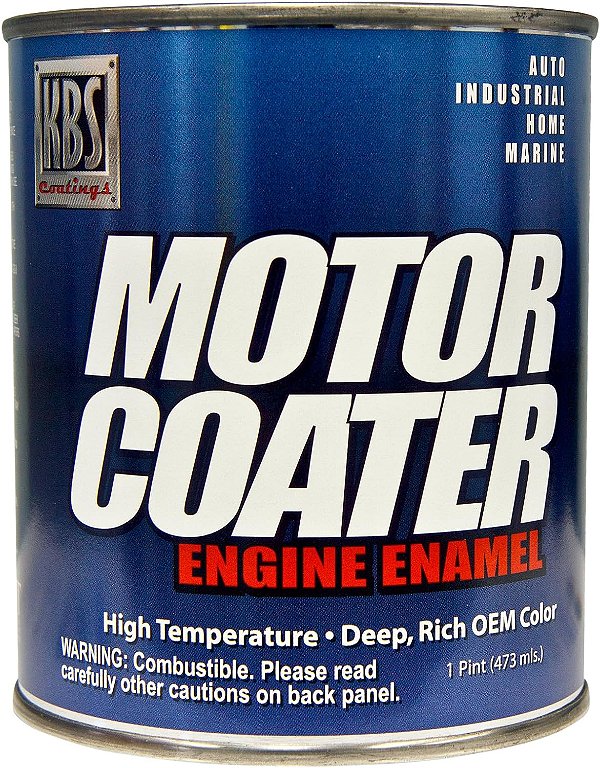 KBS Revestimentos 60317 Tinta de Motor Coater na Cor Ouro Velho para Motores - 1 Pint (Aproximadamente 473 ml)